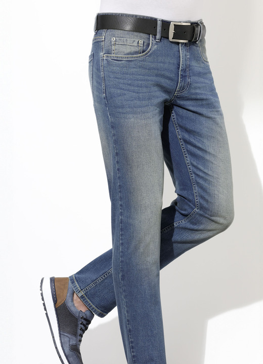 Jeans - Jeans in 3 Farben, in Größe 024 bis 064, in Farbe JEANSBLAU Ansicht 1