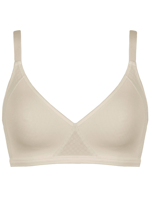 T-Shirt BH - Naturana Minimizer-BH mit vorgeformten Cups, in Größe 075 bis 100, in Cup C, in Farbe PUDER Ansicht 1