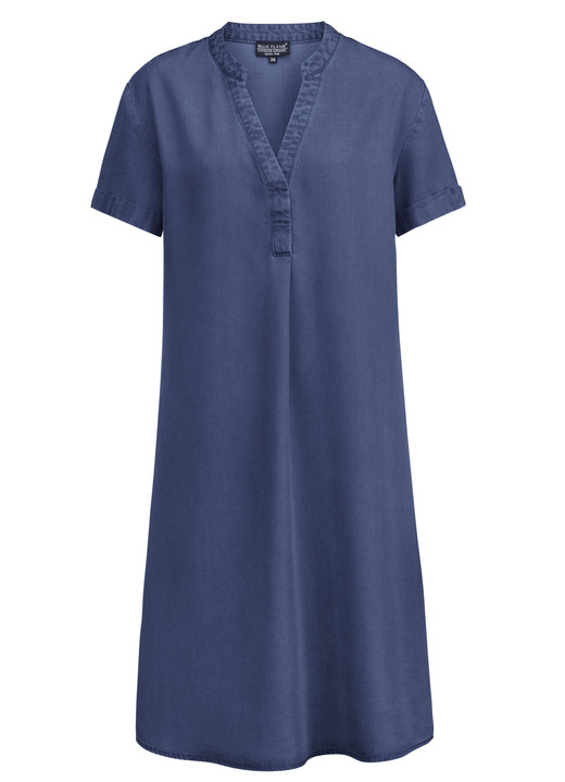 Kleider - Jeans-Kleid in sommerlicher, leichter Qualität Kleider - Jeans-Kleid in sommerlicher, leichter Qualität, in Größe 034 bis 052, in Farbe DUNKELBLAU