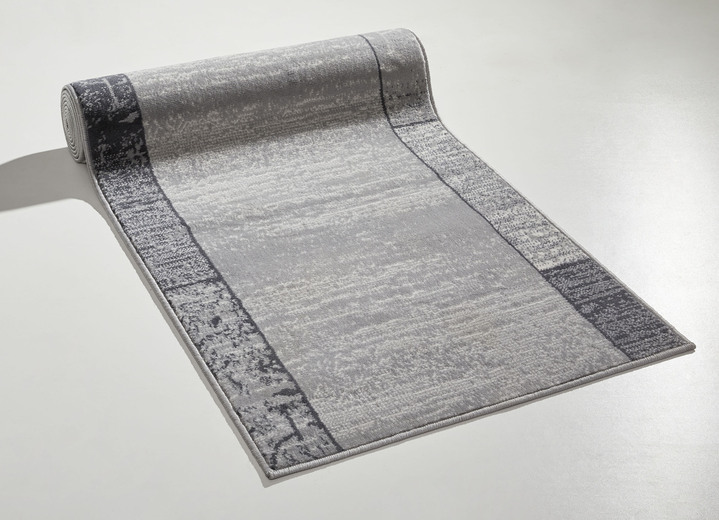Teppiche - Strapazierfähige Läufer nach Maß, in Größe 101 (Läufer, 60 cm breit) bis 106 (Läufer, 100 cm breit), in Farbe SILBER Ansicht 1