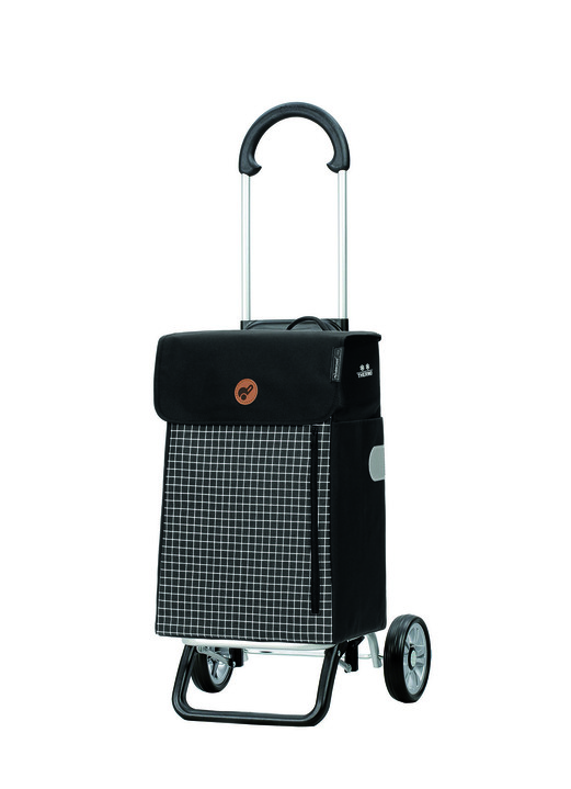Mobilität - Leichter, aber stabiler Einkaufsroller aus Aluminium, in Farbe SCHWARZ Ansicht 1