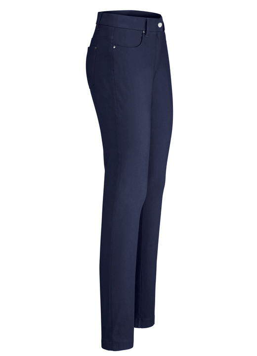 Hosen - Hose in 4-Pocket Form, in Größe 017 bis 050, in Farbe MARINE Ansicht 1