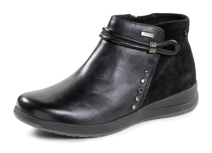 Stiefel & Stiefeletten - ELENA EDEN, atmungsaktive Damen-Boots, Weite H, mit herausnehmbarem Fußbett, in Größe 036 bis 042, in Farbe SCHWARZ Ansicht 1