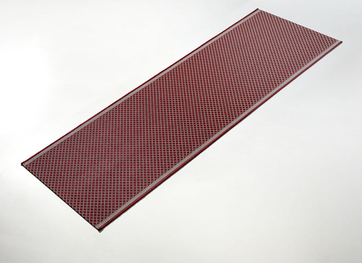 Teppiche - Flache Läufer in Sisaloptik nach Wunschmass, in Größe 102 (Läufer, 67 cm breit) bis 106 (Läufer, 100 cm breit), in Farbe BROMBEERE Ansicht 1