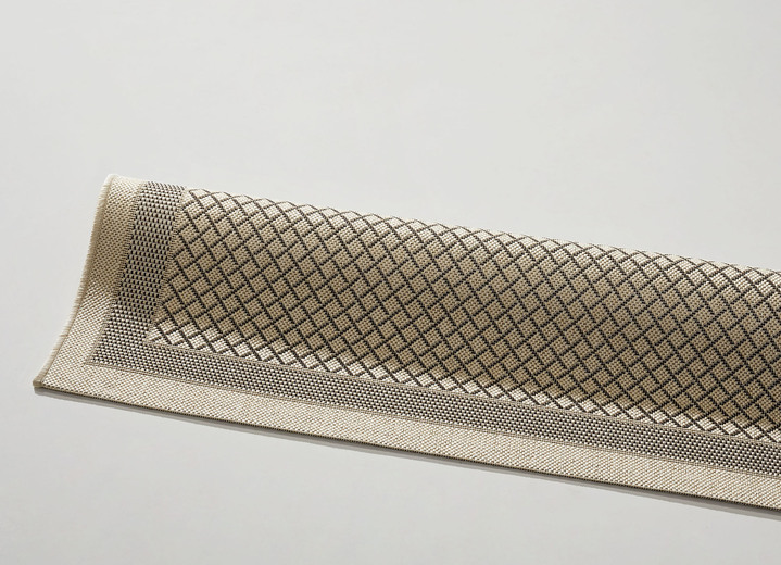 Modern - Angenehm flache Brücken und Teppiche in Sisaloptik, in Größe 112 (Brücke, 60x110 cm) bis 282 (Teppich 200x290 cm), in Farbe CREME Ansicht 1