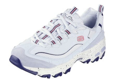 SKECHERS Schnür-Sneaker mit Veloursleder-Besätzen
