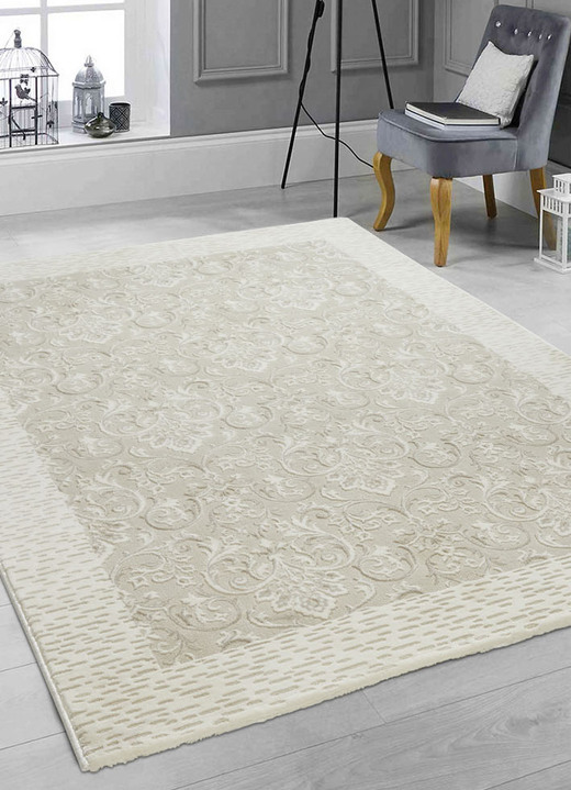 Modern - Gewebte Brücken und Teppiche, in Größe 112 (Brücke, 58x110 cm) bis 282 (Teppich, 195x290 cm), in Farbe BEIGE Ansicht 1