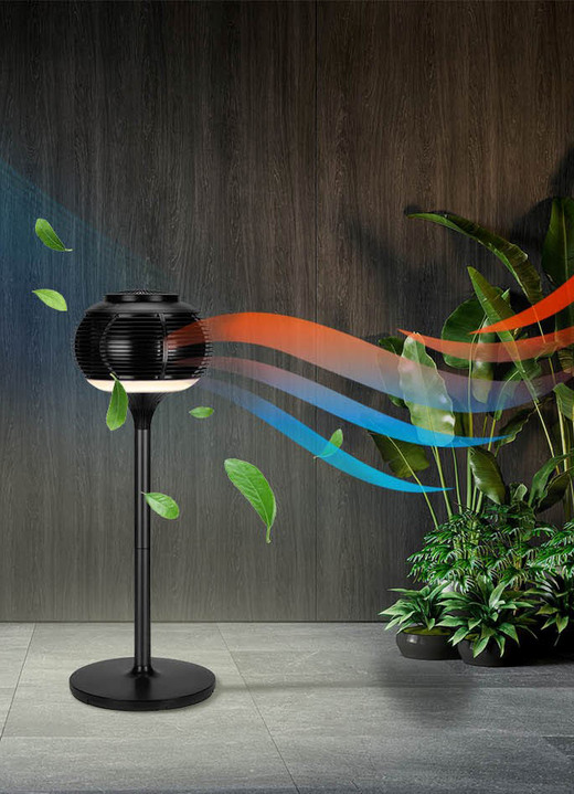 Technik - 4in1 Heizlüfter und Ventilator, in Farbe SCHWARZ Ansicht 1