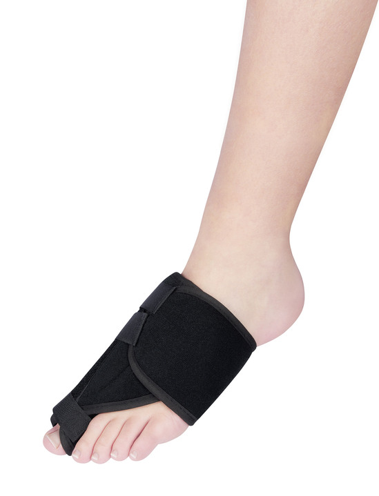 Schuhe & Einlagen - Hallux valgus Soft Bandage, in Farbe SCHWARZ, in Ausführung rechter Fuß Ansicht 1