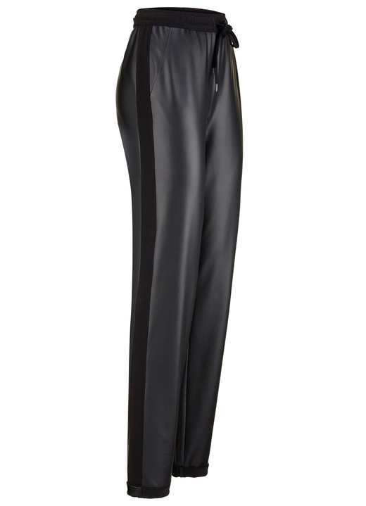 Damen - Hose im Joggpant-Style, in Größe 018 bis 050, in Farbe SCHWARZ Ansicht 1