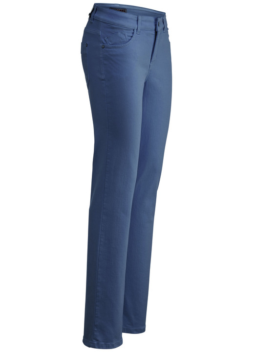 Hosen in Schlupfform - Magic-Jeans in 5-Pocket-Form, in Größe 017 bis 050, in Farbe JEANSBLAU Ansicht 1