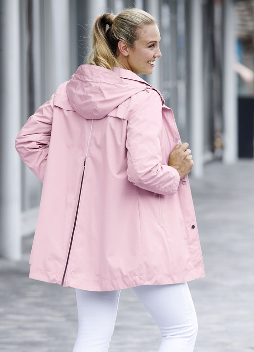 Jacken & Mäntel - Funktions-Longjacke mit abnehmbarer Kapuze Jacken & Mäntel - Funktions-Longjacke mit abnehmbarer Kapuze, in Größe 038 bis 054, in Farbe ROSÉ