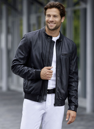 Lederblouson von „Cabrini“