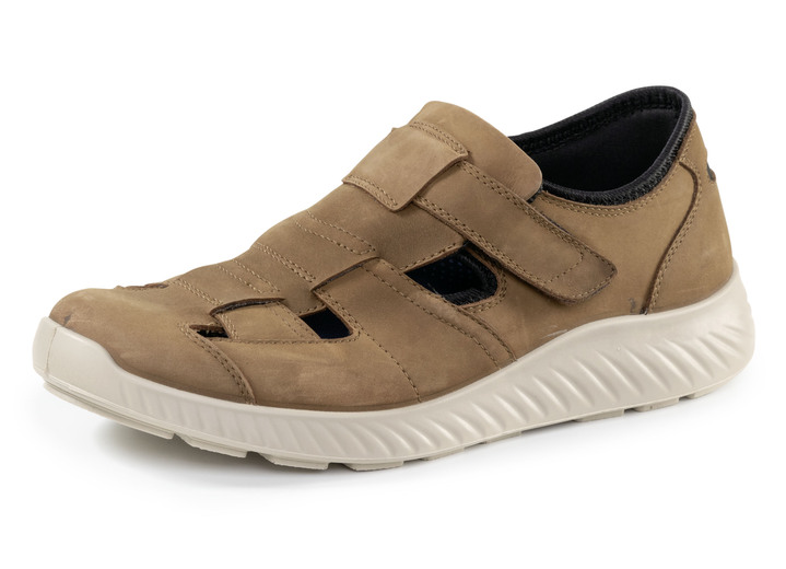 Slipper & Schnürschuhe - GINO GALANTE Slipper aus weichem, gefettetem Rind-Nubukleder, in Größe 039 bis 046, in Farbe COGNAC Ansicht 1