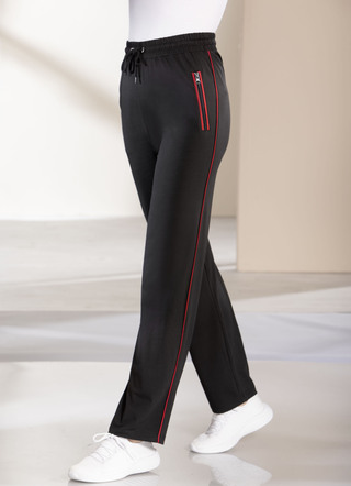 Freizeithose mit Kontrastpaspel