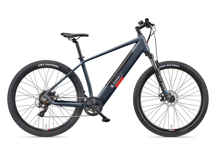 Elektromobilität - Perfekt für Ihre Freizeit: E-Mountainbike von Telefunken, in Farbe GRAU-GRANIT Ansicht 1