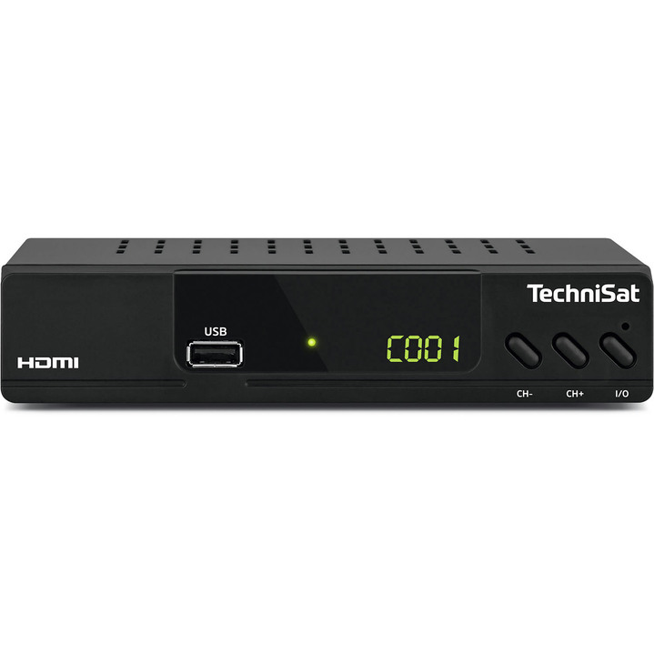 Heimkino - HD-Receiver, in Farbe SCHWARZ, in Ausführung für Kabelanschluss Ansicht 1