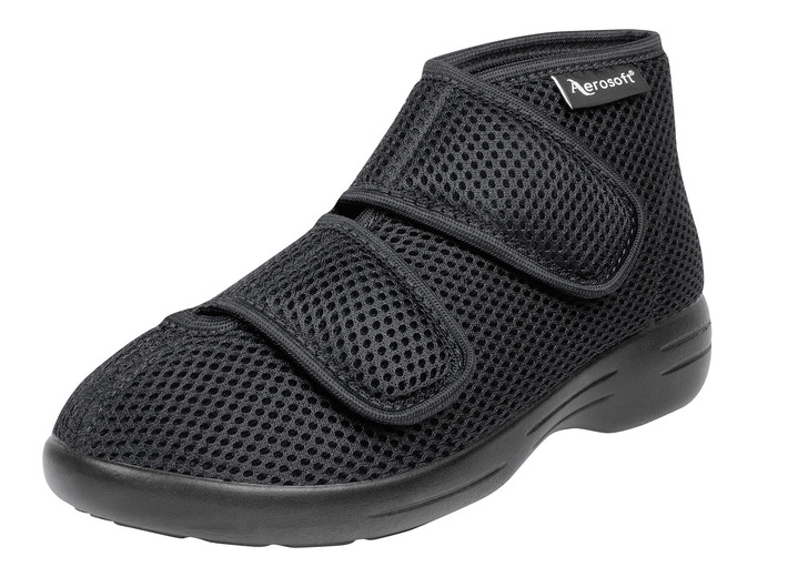 Stiefel & Stiefeletten - Klett-Stiefel für Damen und Herren, in Größe 036 bis 046, in Farbe SCHWARZ Ansicht 1
