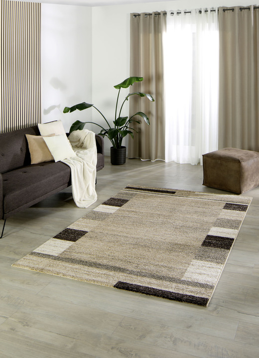 Teppiche - Strapazierfähige, pflegeleichte Brücken und Teppiche, in Größe 111 (Brücke, 60x110 cm) bis 288 (Teppich, 240x330 cm), in Farbe BEIGE-NATUR Ansicht 1
