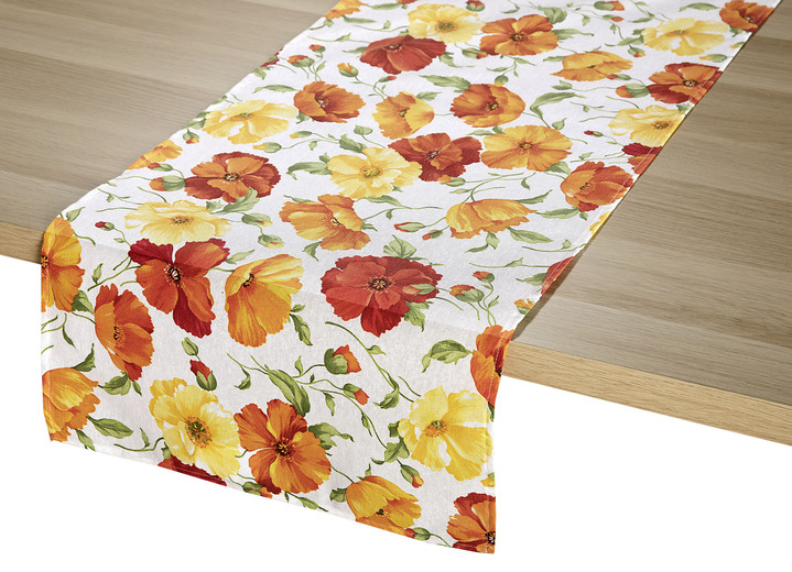 Gartentischdecken - Tischdecke mit Fleckschutz-Ausrüstung, in Größe 105 (Läufer, 40x140 cm) bis 190 (Tischdecke oval, 140x190 cm), in Farbe MULTICOLOR Ansicht 1