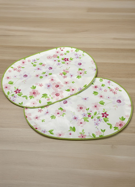 Gartentischdecken - Tischdekoration in pflegeleichter Qualität, in Größe 108 (Mitteldecke, 80x 80 cm) bis 302 (2 Platz-Sets, 34x 47 cm), in Farbe WEISS Ansicht 1