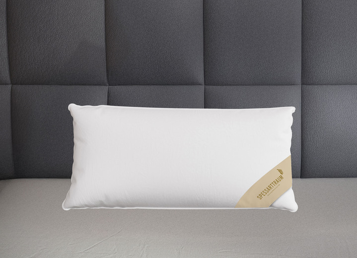 Bettwaren - Kissen in Premiumqualität von Spessarttraum, in Größe 120 (80/80 cm) bis 122 (70/90 cm), in Farbe WEISS Ansicht 1