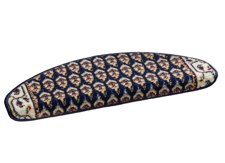 Teppiche - Stufenmatten mit klassischem Mir-Muster, in Größe 151 (Stufenmatten, 2er-Pack) bis 325 (Stufenmatten, 15er-Pack), in Farbe BLAU Ansicht 1