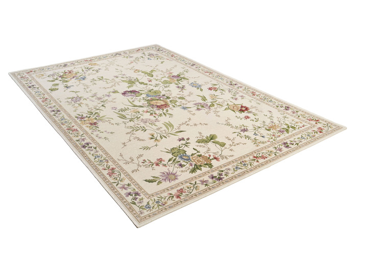 Teppiche - Gewebte Brücken und Teppiche, in Größe 103 (Brücke, 60x 90 cm) bis 309 (Bettumrandung:  2 Vorlegern, je 60x90 cm und 1 Läufer, 70x220 cm), in Farbe CREME Ansicht 1