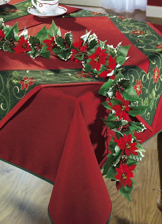 Heimtextilien - Unifarbene Unterdecke, in Größe 150 (Unterdecke rund, Ø 150 cm) bis 190 (Unterdecke, 130/170 cm), in Farbe ROT