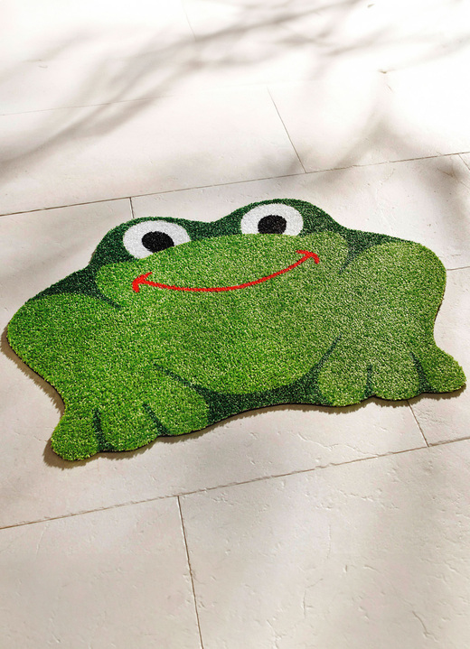 Heimtextilien - Fußmatte Frosch, in Farbe GRÜN Ansicht 1