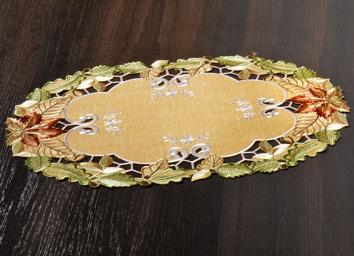Dekokissen & Hüllen - Herbstliche Tisch- und Raumdekoration, in Größe 101 (Deckchen, 35/ 50 cm) bis 404 (Kissenbezug, 40/ 40 cm), in Farbe TERRA Ansicht 1