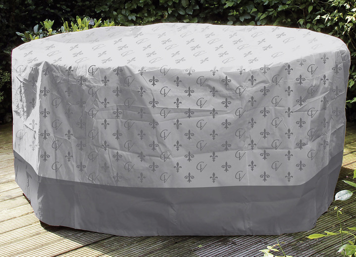 Garten - Witterungs- und UV-beständige Abdeckhüllen, in Farbe GRAU, in Ausführung für Schirm, ø 35 cm, Höhe 140 cm Ansicht 1
