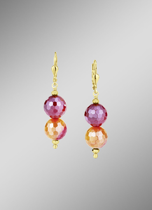 Ohrschmuck - Ohrringe vergoldet, in Farbe  Ansicht 1