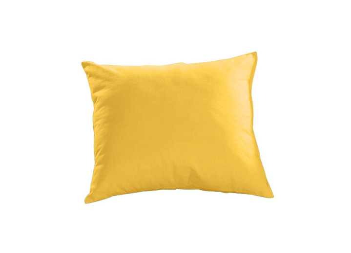 Spannbetttücher - Mako-Feinjersey-Spannbetttücher und Kissenbezüge aus 100% Baumwolle, in Größe 120 (1 Kissenbezug, 80/ 80 cm) bis 138 (1 Spannbetttuch, 180–200/200 cm), in Farbe MAIS Ansicht 1