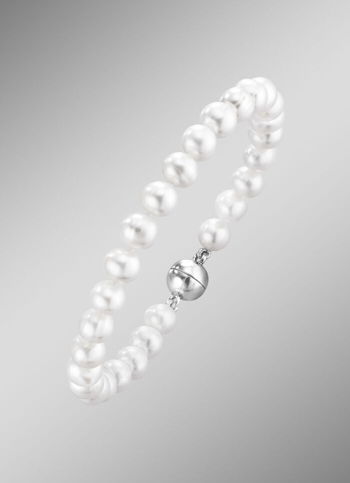 Armband mit Süßwasser-Zuchtperlen 
