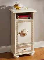 Hochwertiges M&ouml;belprogramm mit Verzierungen CREME-GOLD