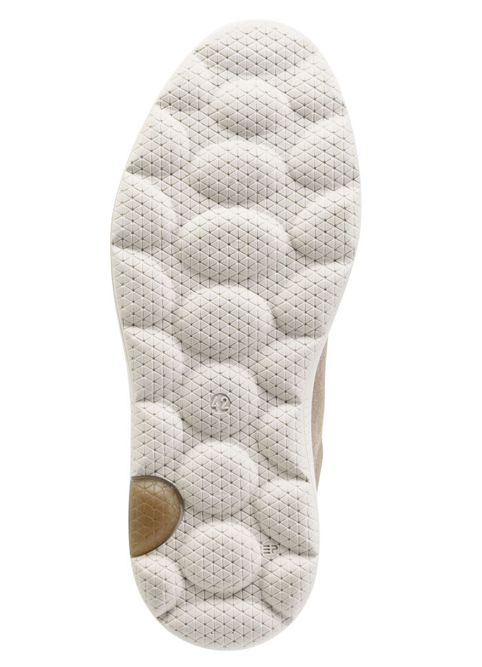 Waldläufer Schnürschuh mit Zier-Perforation SAND-BRAUN-JEANS