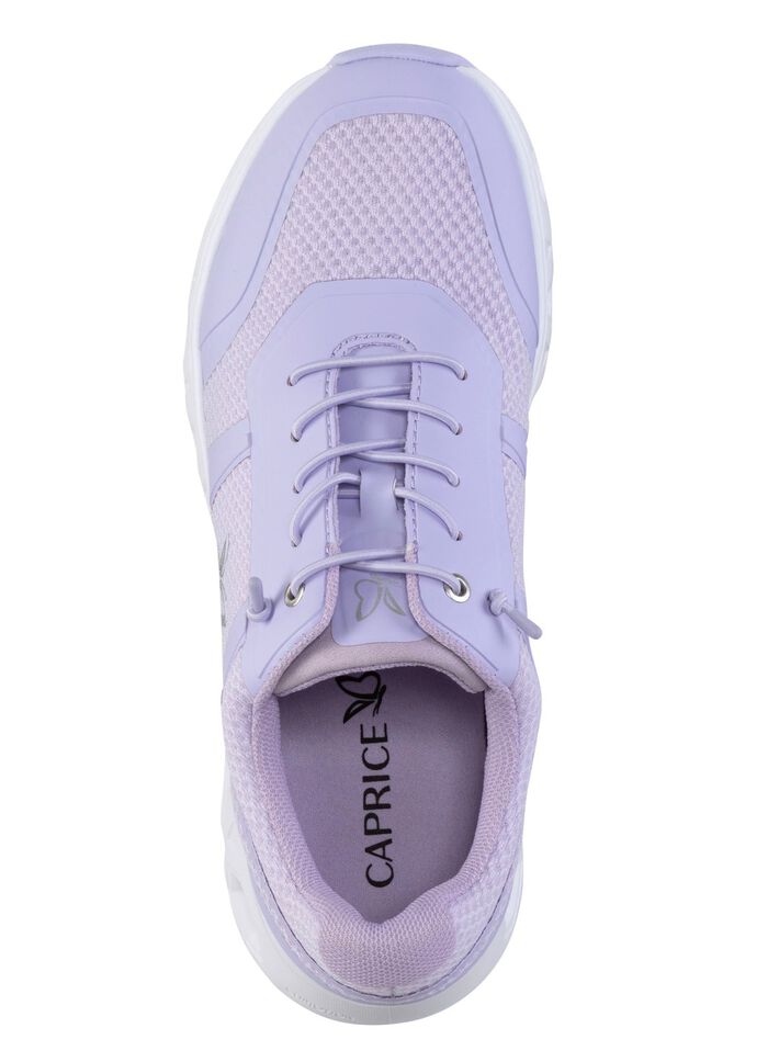 Caprice, sportliche Damen-Sneaker, Weite G, mit herausnehmbarem Fu&szlig;bett FLIEDER
