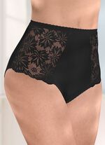 Viererpack Slipsmit floraler Elastikspitze 