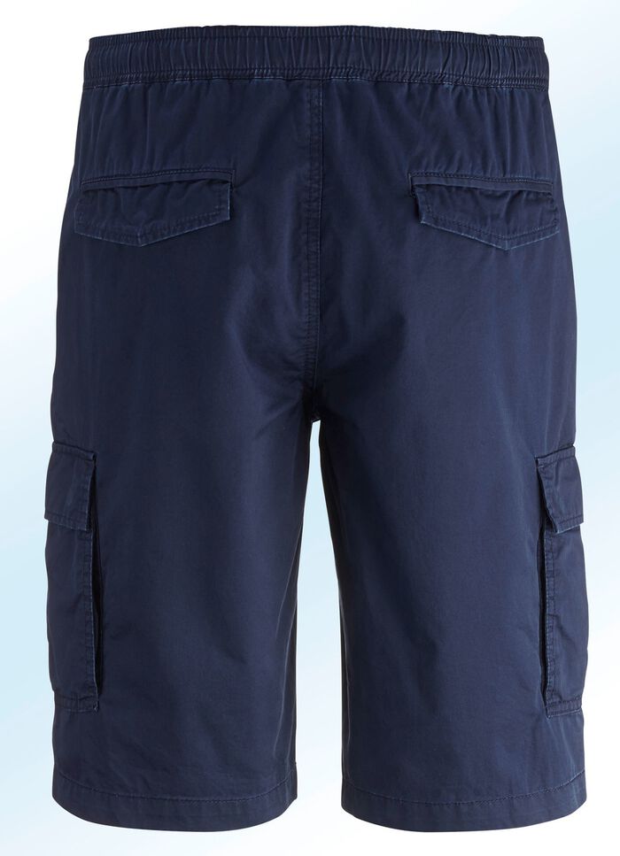 Bermudas mit Cargotaschen in 3 Farben 