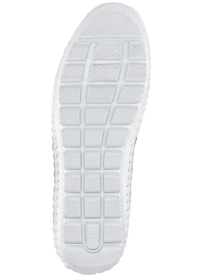 Gemini, sommerliche Damen-Stiefeletten, Weite G, mit herausnehmbarem Fußbett WEISS