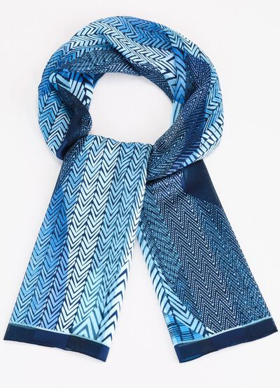 Schal mit Fantasiedessin 