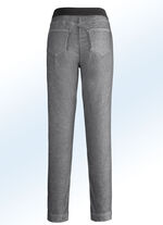 Superbequeme Power-Stretch-Jeans mit spezieller Bundverarbeitung MITTELGRAU
