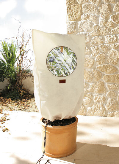 Robuster Pflanzensack mit Sichtfenster 