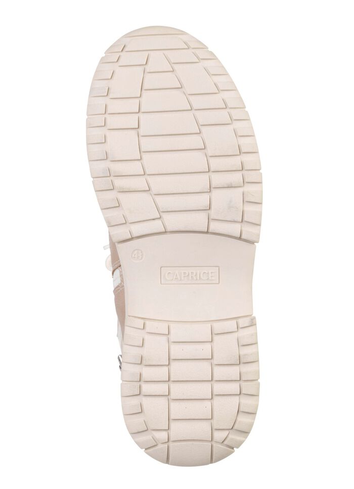 Caprice Stiefel mit schimmerndem Textilmaterial PERLWEISS-TAUPE