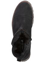 Waldl&auml;ufer Stiefelette mit kuscheligem Kragen aus Lammfell SCHWARZ