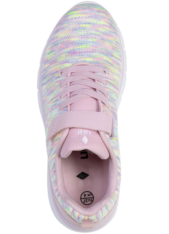 Sneaker aus effektvoll dessiniertem Textilmaterial ROSA-BUNT