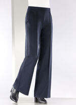 Hose mit streckenden Biesen MARINE