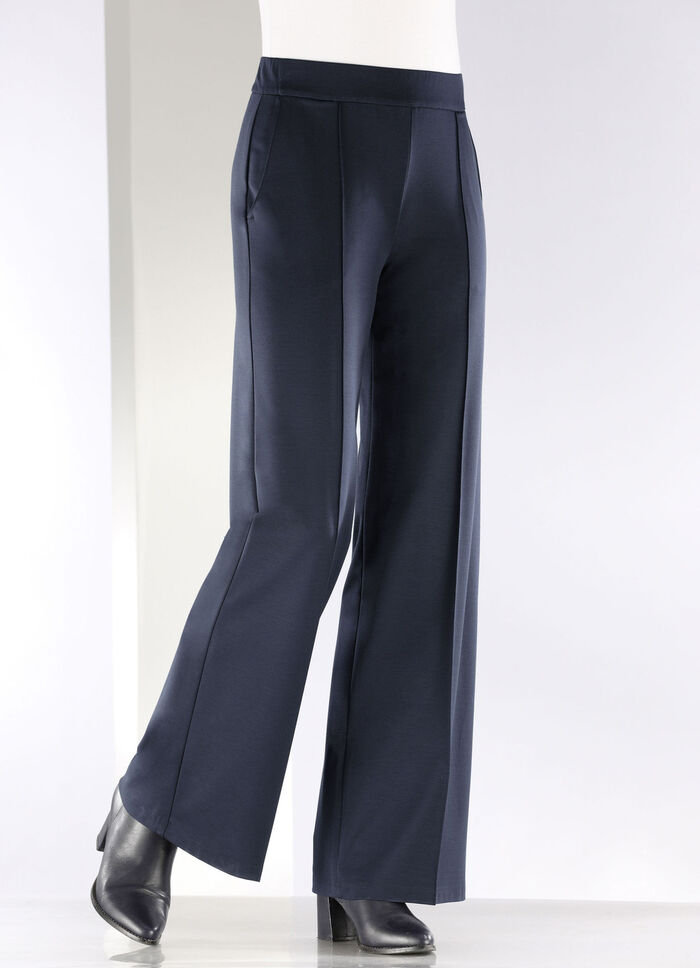 Hose mit streckenden Biesen MARINE