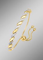 Edles und hochwertiges Armband in Bicolor mit Brillant 